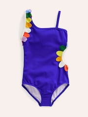 Boden Blue Cut Out Flower Swimsuit - Image 1 of 3