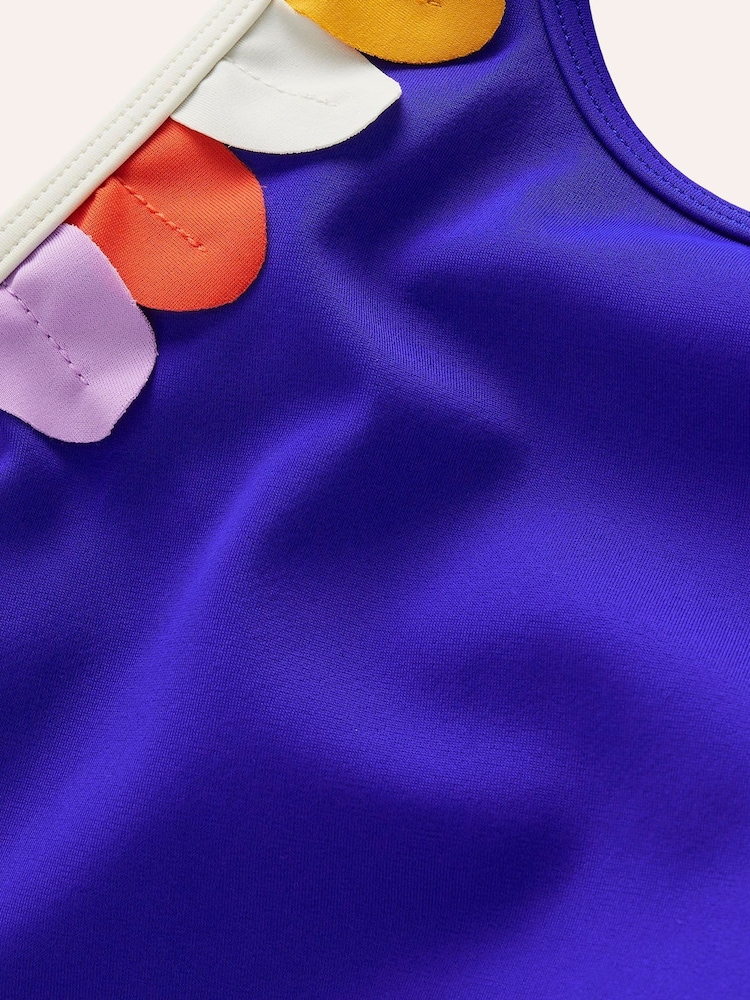 Boden Blue Cut Out Flower Swimsuit - Image 3 of 3 Boden Blue Cut Out Flower Swimsuit - Image 3 of 3