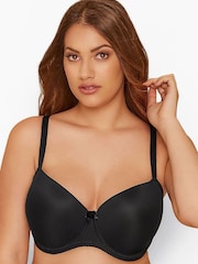 Yours Curve Black Moulded T-Shirt Bra 2 Pack - Image 3 of 3