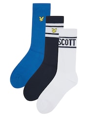 Lyle & Scott dečki Clint Cotton Sports nogavice 3 Pack - Slika 1 iz 4