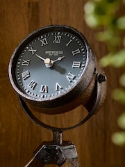 Black Vintage Lamp Mantel Clock - Image 2 of 3