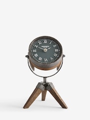 Black Vintage Lamp Mantel Clock - Image 3 of 3