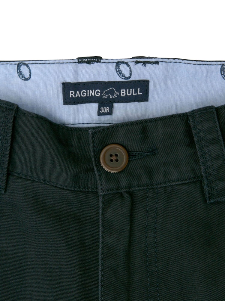 Raging Bull Blue Tapered Chino Trousers - Image 4 of 4