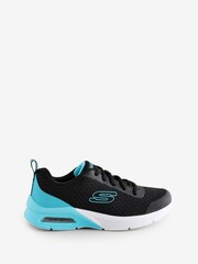 Skechers Black Kids Microspec Max Brightastic Trainers - Image 1 of 5