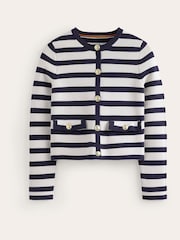 Boden Cream Holly Knitted Cardigan - Image 6 of 7