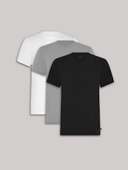 Ted Baker Black Crew Neck T-Shirts 3 Pack - Image 5 of 7