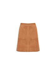 Ro&Zo Brown Suede Skirt - Image 4 of 4