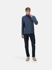 Regatta Blue Ferdo Quarter Zip 100% Cotton Fleece - Image 3 of 9