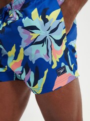 Темно-синий - Мужские пляжные шорты с цифровым принтом Speedo 14 дюймов - Изображение 5 из 6