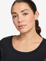 Nike Black One Fitted Long Sleeve Top - Image 3 of 3