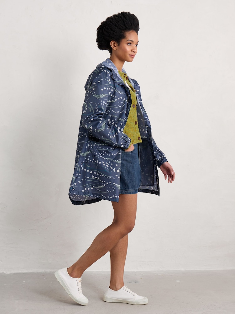 Seasalt Cornwall Blue Pack It Jacket - Image 2 of 5