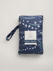 Seasalt Cornwall Blue Pack It Jacket - Image 5 of 5