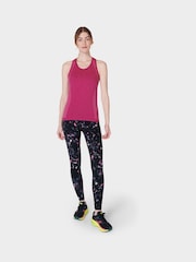 Sweaty Betty Camellia Pink Marl Athlete Seamless Workout Tank Top - Image 6 of 7