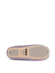 Totes Grey Isotoner Popcorn Slippers - Image 4 of 5