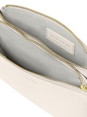 Katie Loxton White Duo Zip Clutch Bag - Image 3 of 4