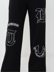 Spodnie True Religion z aplikacją z logo i szerokimi nogawkami - Obraz 4 z 5