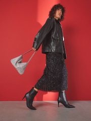 Black Forever Comfort® Skinny Heeled Ankle Boots - Image 2 of 9