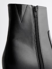 Black Forever Comfort® Skinny Heeled Ankle Boots - Image 8 of 9