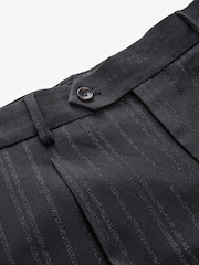 Black EDIT Metallic Pinstripe Trousers - Image 6 of 8