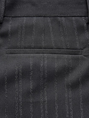 Black EDIT Metallic Pinstripe Trousers - Image 7 of 8