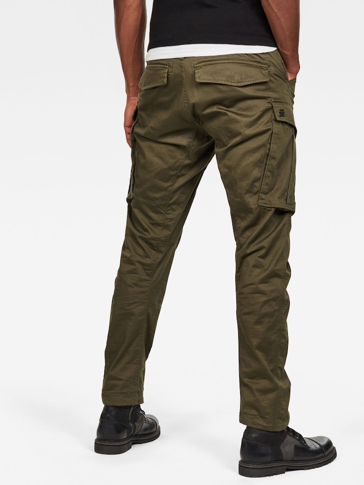 Bronze/Grün - G Star Rovic 3D Tapered-Hose in Regular Fit mit Cargotaschen und Reißverschlusstasche - Bild 2 von 3 Bronze/Grün - G Star Rovic 3D Tapered-Hose in Regular Fit mit Cargotaschen und Reißverschlusstasche - Bild 2 von 3
