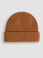 JoJo Maman Bébé Tan Rib Hat - Image 3 of 4