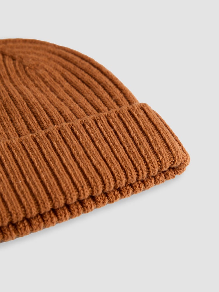 JoJo Maman Bébé Tan Rib Hat - Image 4 of 4