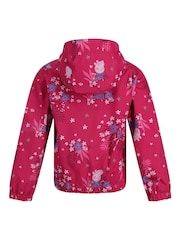 Regatta Salmon Pink Peppa Pig Muddy Puddle Waterproof Jacket - Image 3 of 4