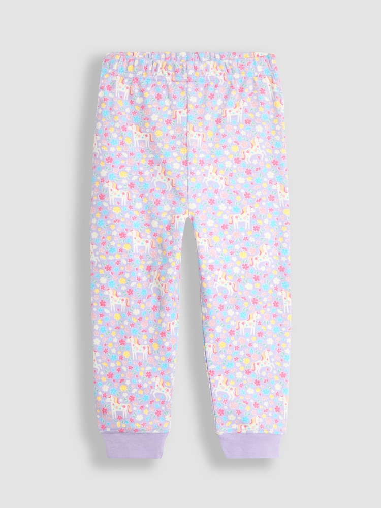 Jojo Maman Bébé Jersey-Pyjamas mit Einhorndesign im 2er-Pack - Bild 9 von 9