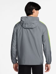 Nike Grey Academy Water-Repellent Hooded Training Jacket - Image 2 of 3