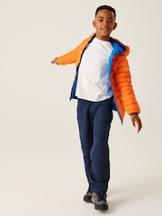 برتقالي - Regatta Shower Resistant Junior Hooded Marizion Jacket - صورة 3 من 7
