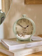 Natural Hamish the Highland Cow Relaxing Mantle Clock - Image 1 of 3