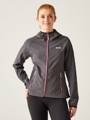 Regatta Grey Womens Arec III Full Zip Hooded Jacket - Image 1 of 9