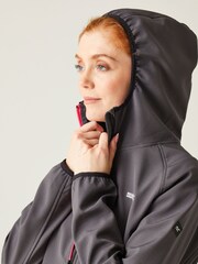 Regatta Grey Womens Arec III Full Zip Hooded Jacket - Image 4 of 9