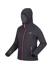 Regatta Grey Womens Arec III Full Zip Hooded Jacket - Image 9 of 9