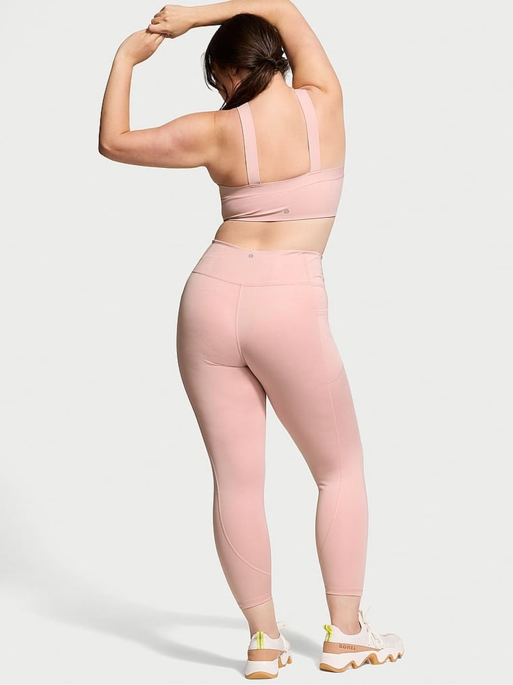 Victoria's Secret Chalk Rose Pink 7/8 Length Essential Pocket Leggings - Image 2 of 4