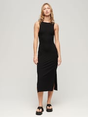 Superdry Midi-Jersey-Passform-Kleid - Bild 1 von 5