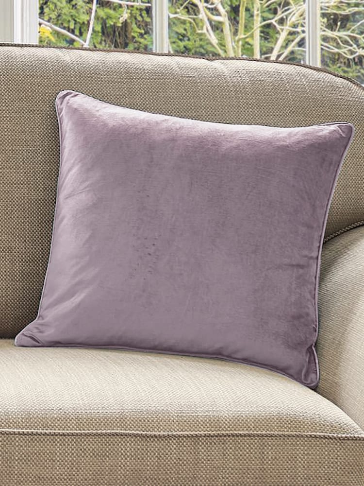 Laura Ashley Purple Nigella Feather Cushion - Image 1 of 2