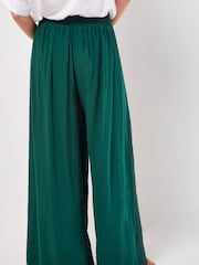 Apricot Green Lace Detail Front Split Wrap Trousers - Image 3 of 4