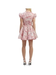 Bardot Pink Tamarin Broderie Mini Dress - Image 3 of 4