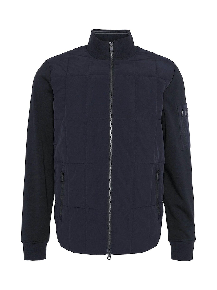 Barbour® International Otto Baffle Quilted Black Jacket - Image 7 of 7