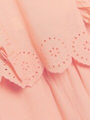 River Island Pink Girls Linen Shell Top and Trouser Set - Image 3 of 4