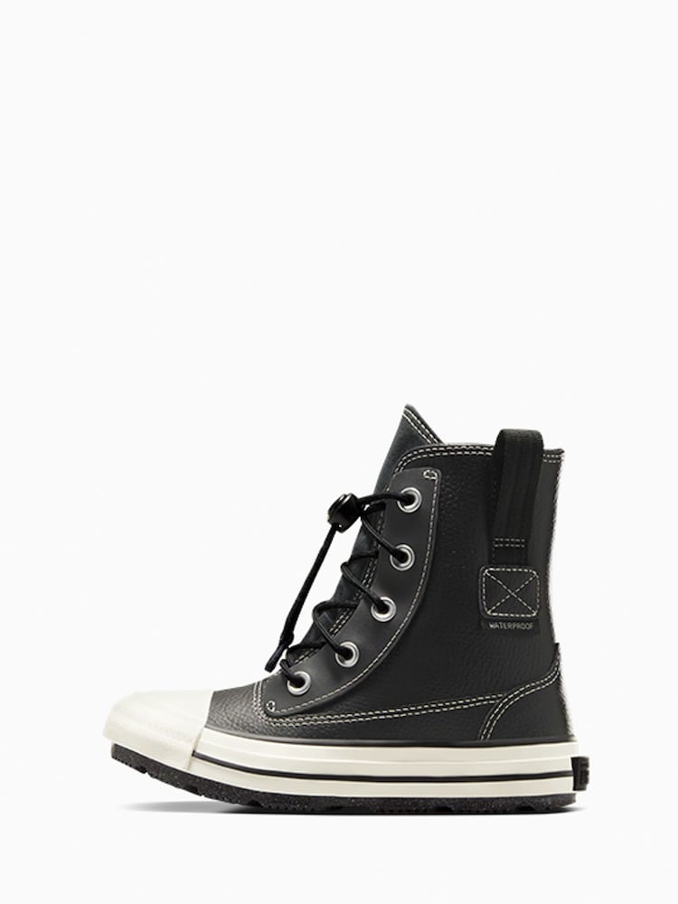Converse Black Chuck Taylor Waterproof Junior Berkshire Boots - Image 2 of 8