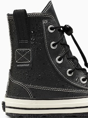 Converse Black Chuck Taylor Waterproof Junior Berkshire Boots - Image 7 of 8