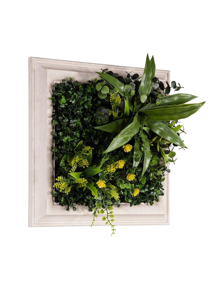 Premier Decorations Ltd Green 33x33cm Juno Summer Artificial Garden Living Wall - Image 1 of 1