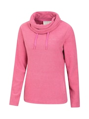 Mountain Warehouse Pink Womens Hebridean Cowl Neck Fleece - Image 3 of 5