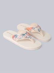 Animal Cream Womens Swish Flip Flops - Image 1 of 5