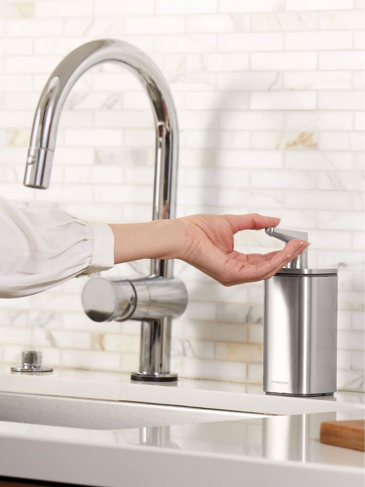 simplehuman Brushed Steel Pulse Soap Pump 295ml - Image 1 of 4