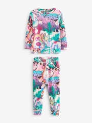 Multi Graffiti 100% Cotton Christmas Pyjamas (9mths-16yrs) - Image 5 of 9