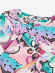 Multi Graffiti 100% Cotton Christmas Pyjamas (9mths-16yrs) - Image 7 of 9